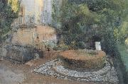 Joaquin Sorolla Fountain Garden oil painting reproduction